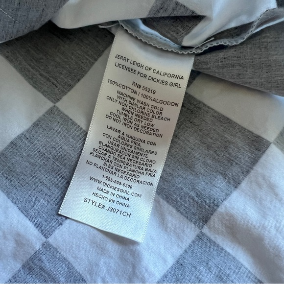 DICKIES Cropped Button Up - Picture 6 of 6